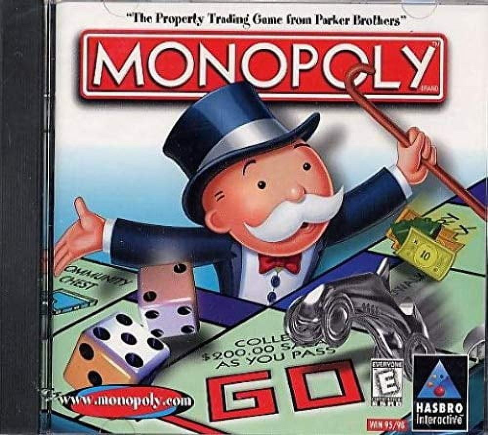 Monopoly Junior PC, Full Version Game *Disc Only* by Hasbro Windows 95