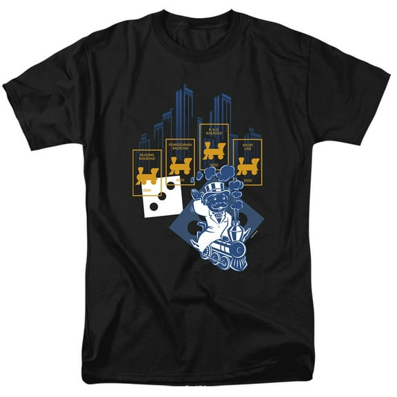 Monopoly The True Railroad Tycoon No Logo Unisex Adult T Shirt For Men And Women