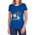 thumbnail image 1 of Monopoly The True Railroad Tycoon Women's T Shirt, Royal, Small, 1 of 6