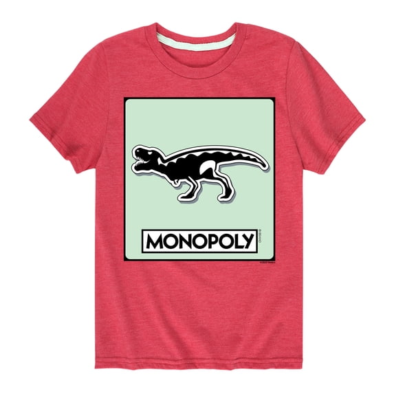 Monopoly - Trex Game Token - Youth Short Sleeve Graphic T-Shirt