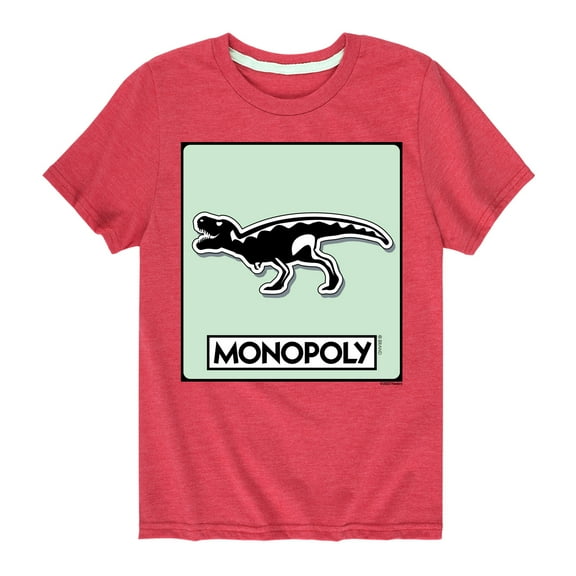 Monopoly - Trex Game Token - Youth Short Sleeve Graphic T-Shirt