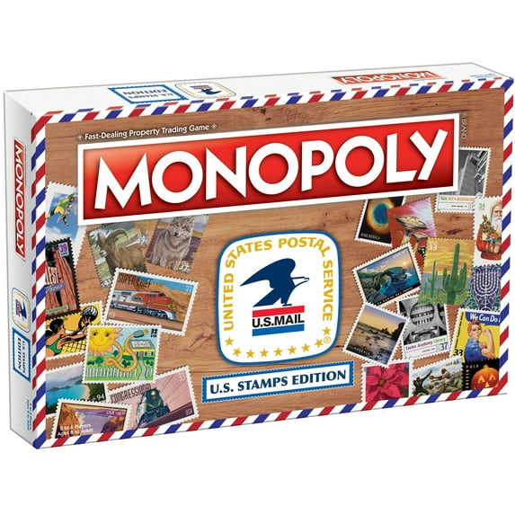 Monopoly U.S. Stamps Edition Board Game