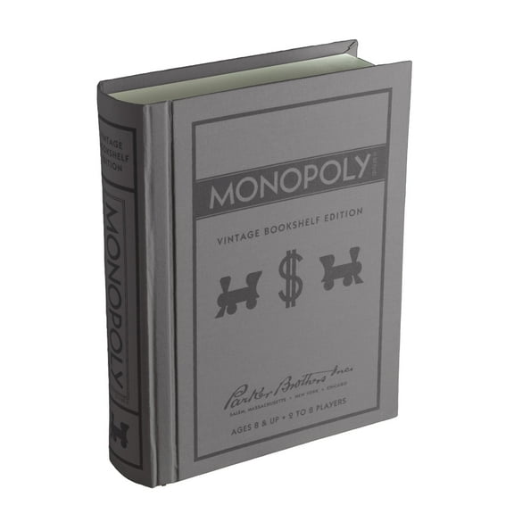 WS Game Company Monopoly Vintage Bookshelf Edition Board Game