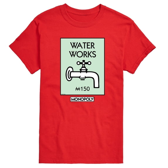 Monopoly - Waterworks - Men's Short Sleeve Graphic T-Shirt