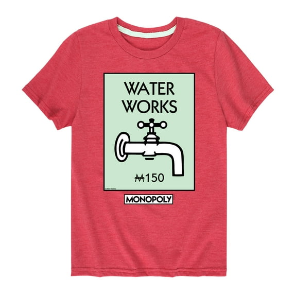 Monopoly - Waterworks - Toddler Short Sleeve Graphic T-Shirt