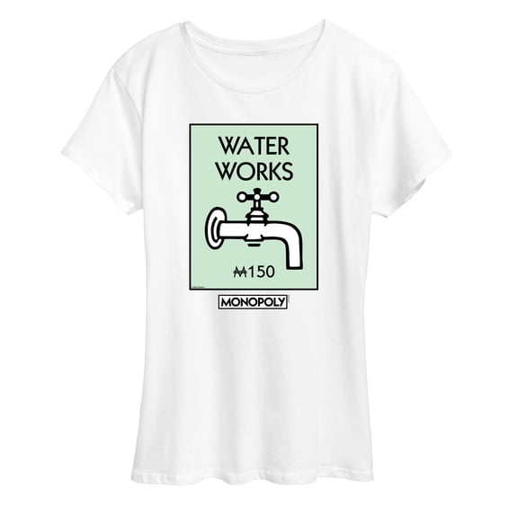 Monopoly - Waterworks - Women's Short Sleeve Graphic T-Shirt