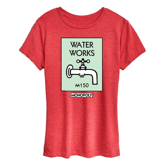 Monopoly - Waterworks - Women's Short Sleeve Graphic T-Shirt