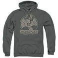 thumbnail image 1 of Monopoly Wink Adult Pullover Hoodie Sweatshirt Charcoal, 1 of 1