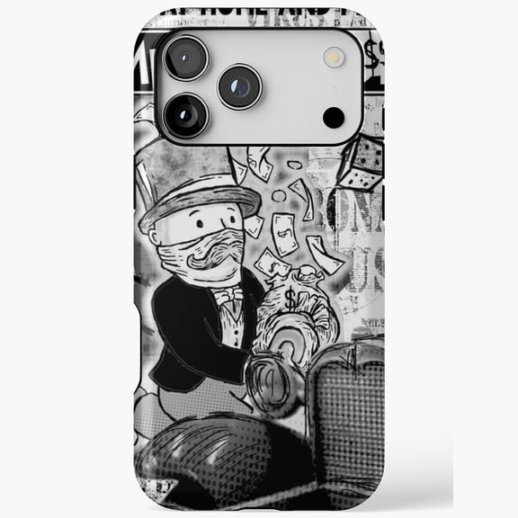Monopoly classic board game inspired style iPhone Case 17 through 11 Pro Max