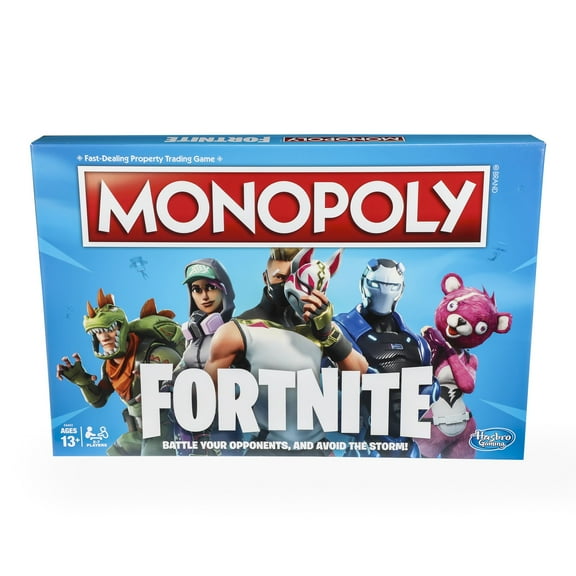 Monopoly: fortnite edition board game inspired by fortnite video game ages 13 and up