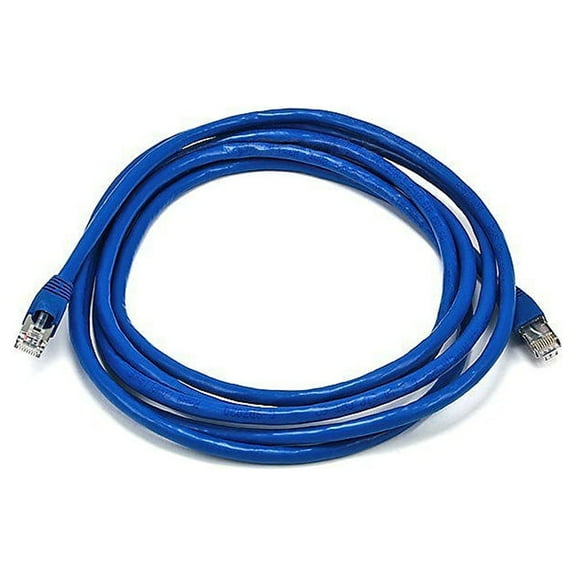 Monoprice 10' 24AWG Cat6a STP Ethernet Network Cable Blue 105902