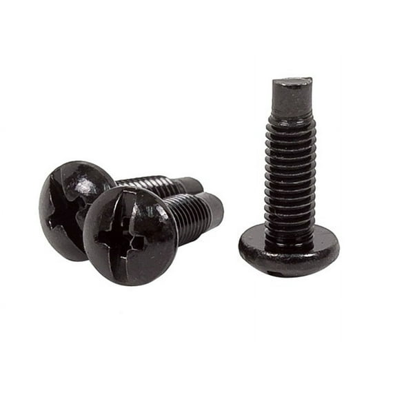 Monoprice 10/32 Screw - Black (50 pcs) For Equipment/Relay Racks