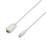 Monoprice DisplayPort to VGA Cable - Gold Plated, 28AWG, 10 Feet, White