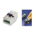 thumbnail image 1 of Monoprice 107255 Cat5 RJ45 Keystone Jack Tool Free Ivory, 1 of 1