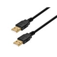 thumbnail image 1 of Monoprice 15' USB 2.0 Male to Male Data Transfer Cable Black 105445, 1 of 2