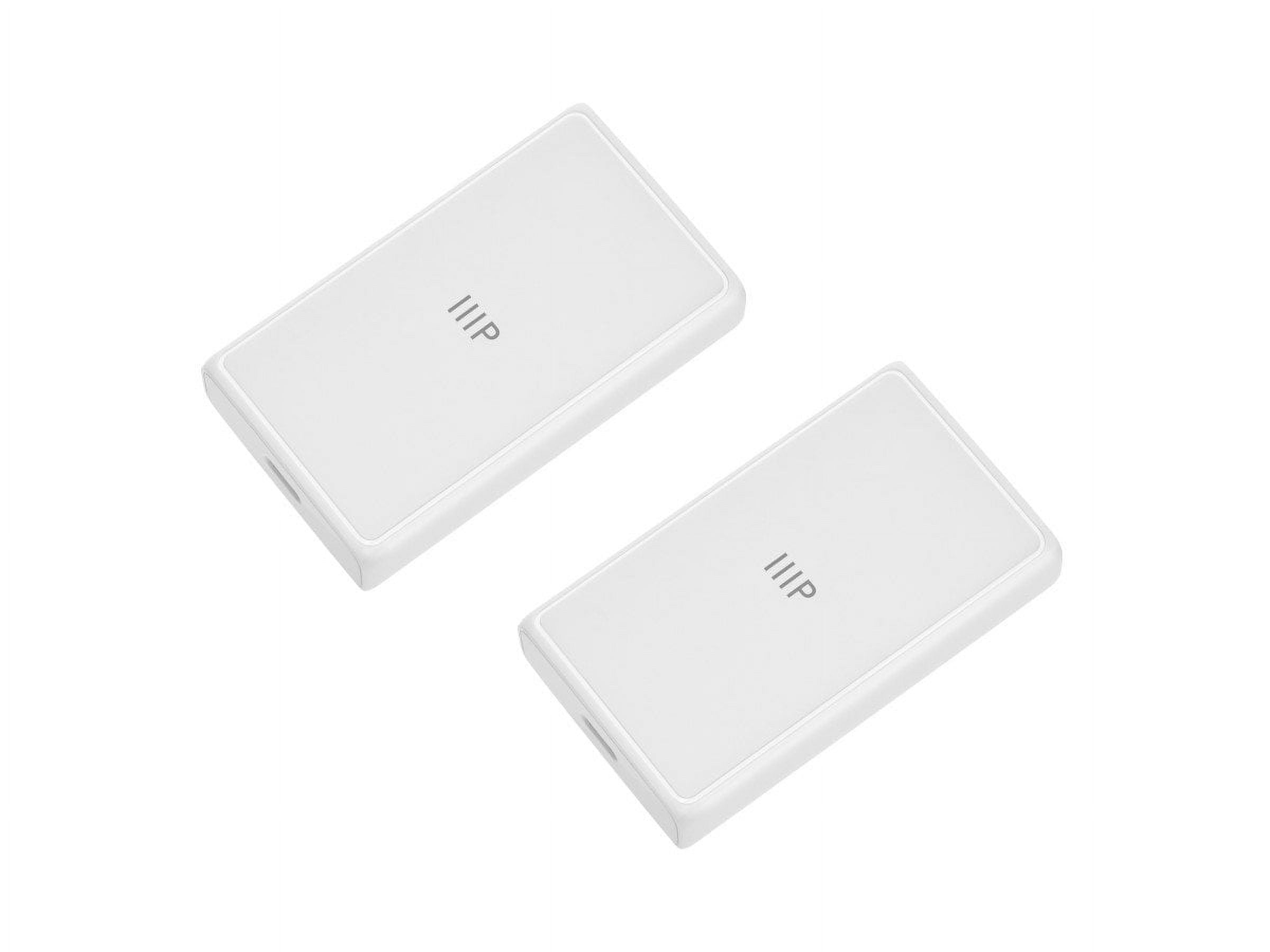 Monoprice 2-Pack 35W Ultra Slim USB-C GaN Charger - Fast Charge, Foldable, PD3.1 & PPS