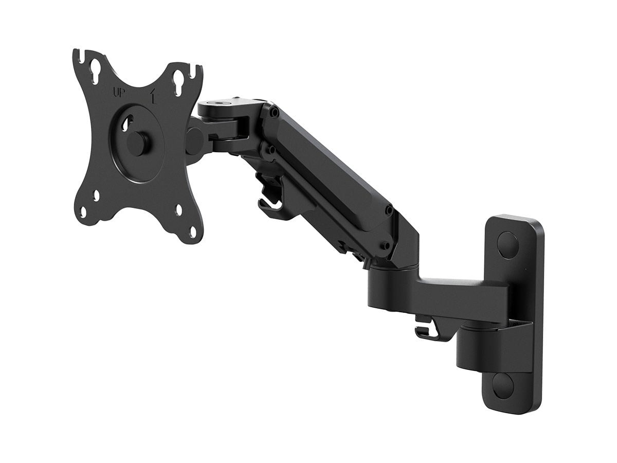 Monoprice 2-Segment Wall Mount For Monitors Up To 27 Inch | Adjustable Gas Spring - Workstream Collection