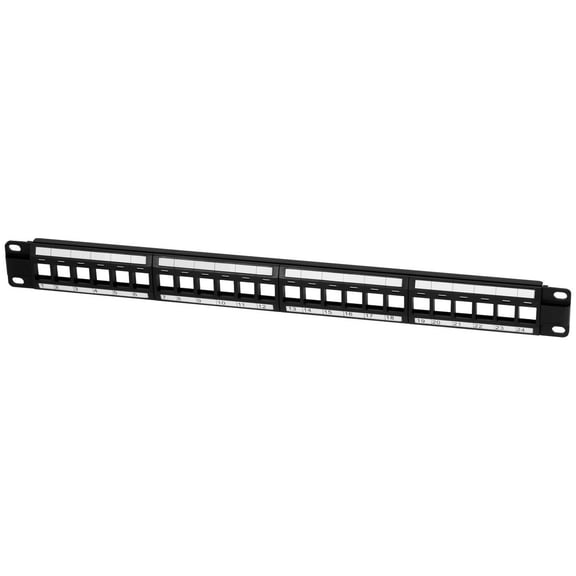 Monoprice 24-port Keystone Jack Panel
