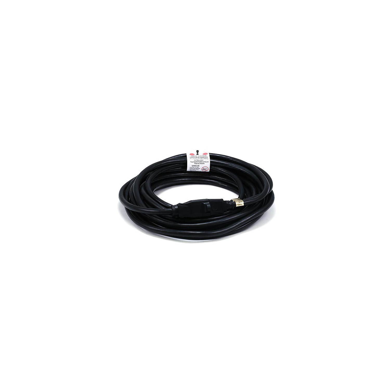 Monoprice 25' Indoor/Outdoor Extension Cord 14 AWG Black (105303