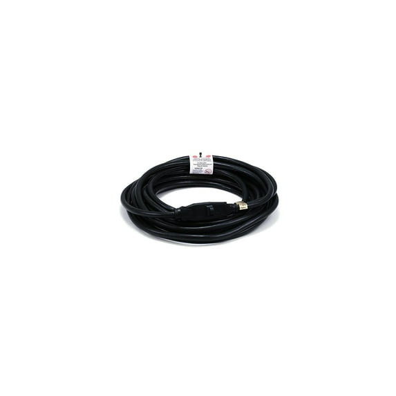 Monoprice 25' Indoor/Outdoor Extension Cord 14 AWG Black (105303)