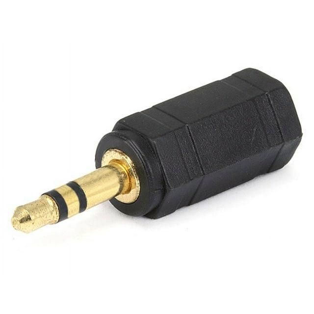Monoprice 3.5mm TRS Stereo Plug to 3.5mm TS Mono Jack Adapter, Gold ...