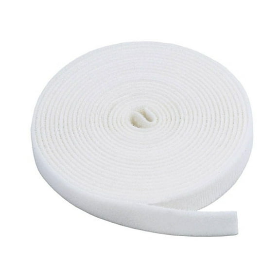 Monoprice 3-Pack Hook & Loop Fastening Tape 5 yard/roll, 0.75-inch - White