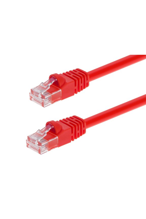 3' RJ45 to RJ45 Networking Cable Male to Male Red (102297)
