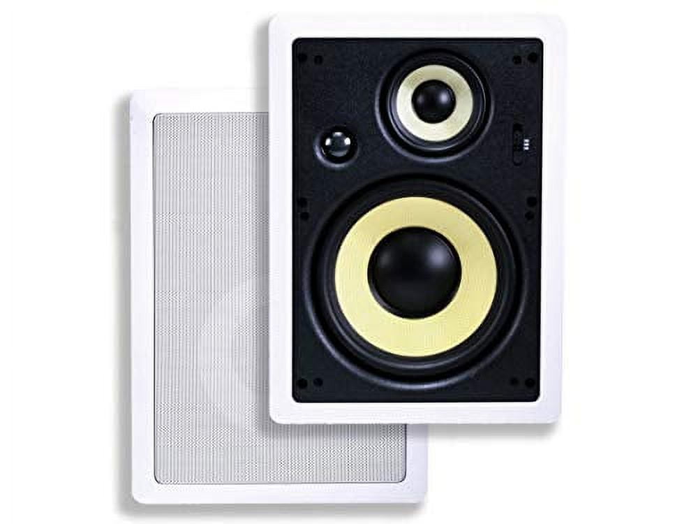 Monoprice 3Way Fiber InWall Speakers 8 Inch (Pair) With Removable