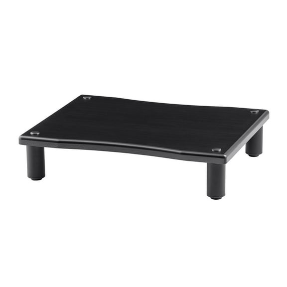 Monoprice Monolith Amplifier/Component Stand XL - Black, Open Air Design, Scratch-Resistant, Hold Up to 200lbs. Perfect Way to Organize AV Components