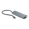 thumbnail image 1 of Monoprice 4 Port USB-C Hub - Aluminum, SuperSpeed Transfer Rates, Compatible With Apple MacBook, Google Chromebook & More, 1 of 6