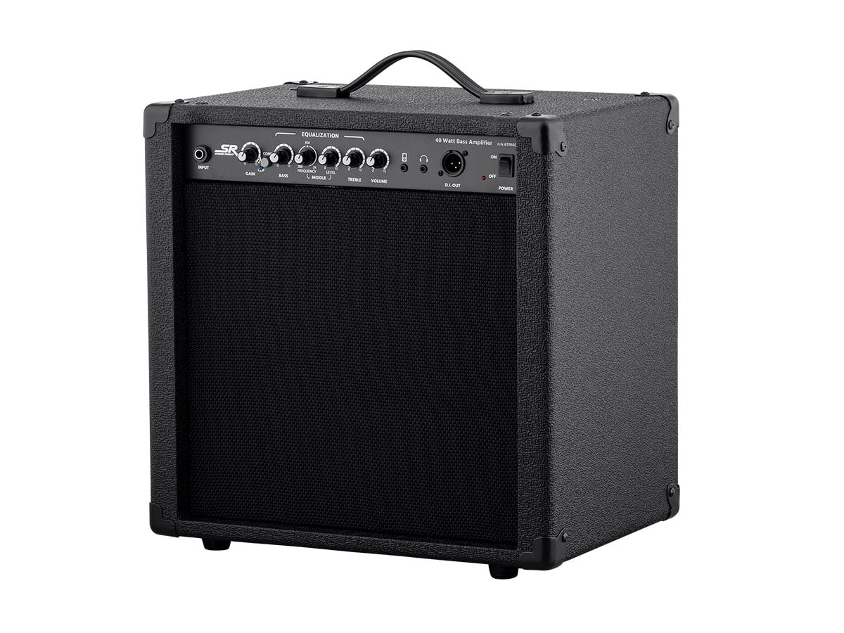 Monoprice 40-Watt 1x10 Bass Combo Amplifier, Built-in Compressor and Direct  Injection XLR Output - Stage Right Series 