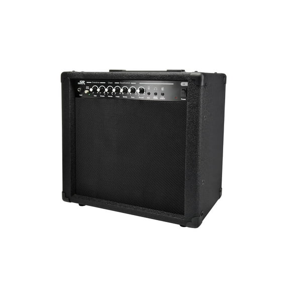Monoprice 40-Watt 1x10 Guitar Combo Amplifier - Black with Spring Reverb, 10in 4-ohm Speaker, High & Low Inputs, Headphone Output For Electric Guitars