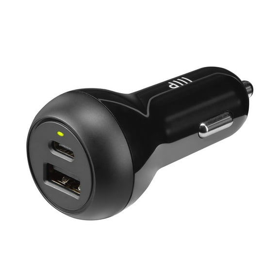 Monoprice 2-Port 39W USB Car Charger | Compatible with iPhone 13/12/11 pro/XR/x/7/6s, iPad Air 2/Mini 3, Samsung Note 9/S10/S9/S8