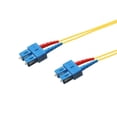 thumbnail image 1 of Monoprice 46075 MONOPRICE SINGLE-MODE FIBER OPTIC CABLE - SC-SC UL 3MM 9/125 OFNR DUPLEX YELLOW, 1 of 1
