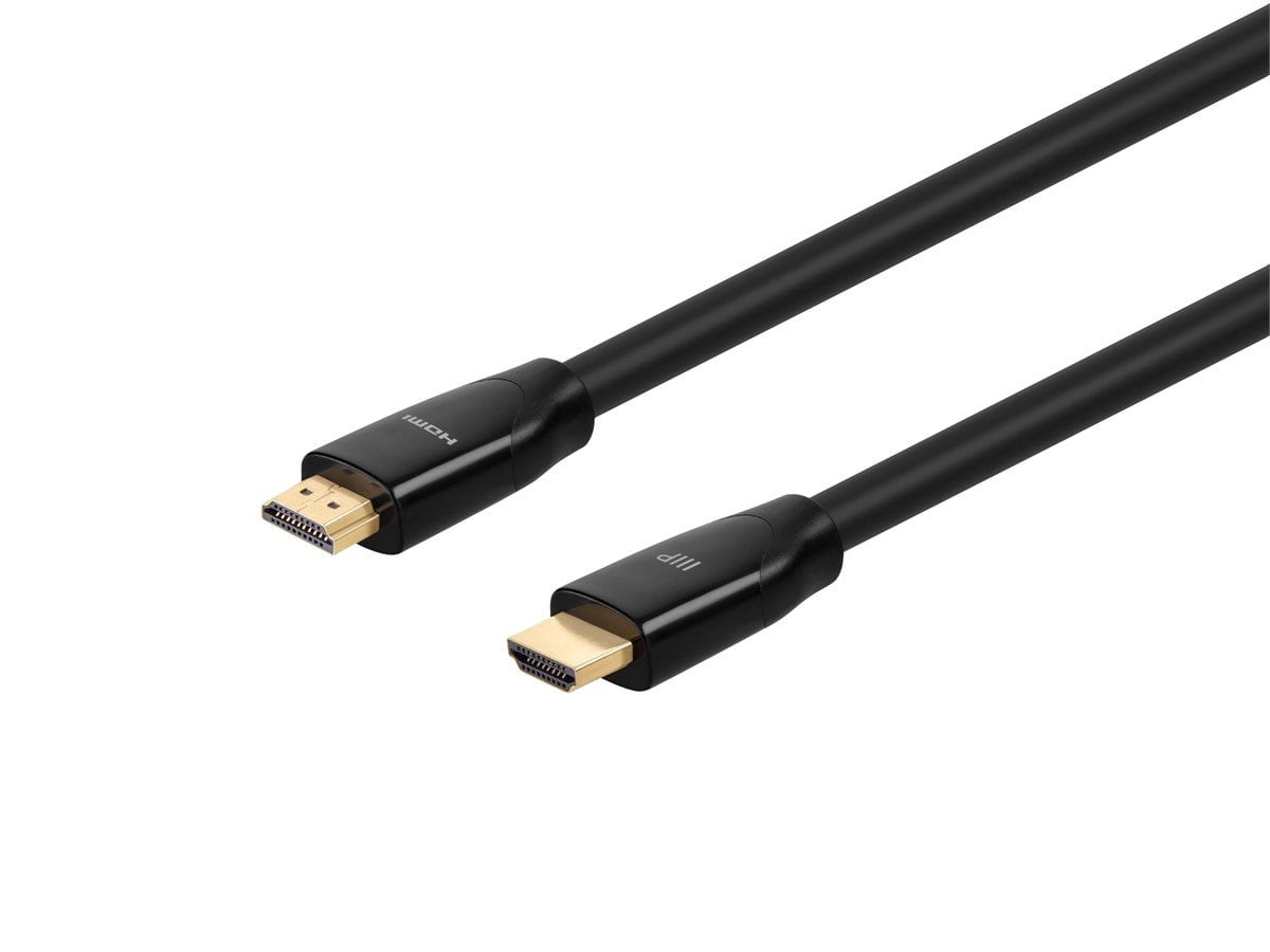 Monoprice 4K Certified High Speed HDMI Cable - 4K60Hz, 18Gbps, HDR, CL2 Rated, 25ft, Black