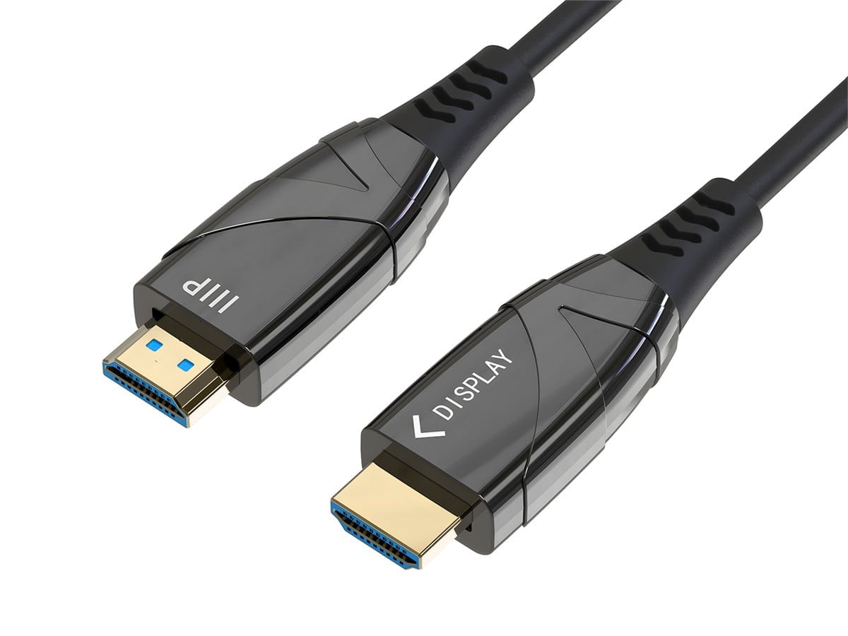 Monoprice 4K High Speed HDMI Cable - 20 Meters (65ft) Black | AOC, 18Gbps, Compatible with Blu-ray, Play Station 5, HDTV, Roku TV - SlimRun AV Series