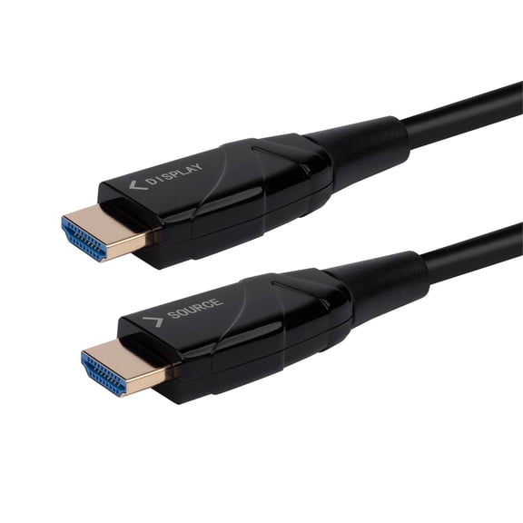 Monoprice 4K High Speed HDMI Cable - 30 Meters (98ft) Black | AOC, 18Gbps, Compatible with Blu-ray, Play Station 5, HDTV, Roku TV - SlimRun AV Series