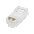 thumbnail image 1 of Monoprice 50-pcs RJ45 8P8C Plug for Flat Stranded Cable, 1 of 4