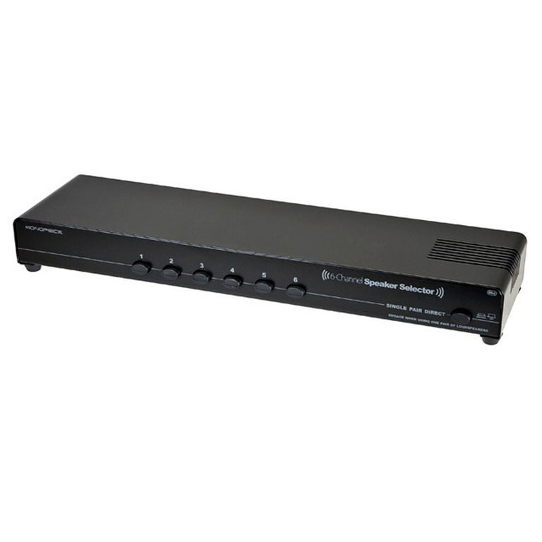 Monoprice 6-Channel Speaker Selector With Built-In Impedance
