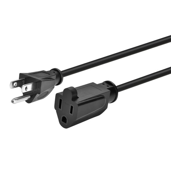 Monoprice 6' Cord Power Cable, Black, Model 105299
