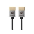 thumbnail image 1 of Monoprice 6 inch Ultra Slim HDMI Cable - Silver High Speed HDMI Cable, 1 of 5