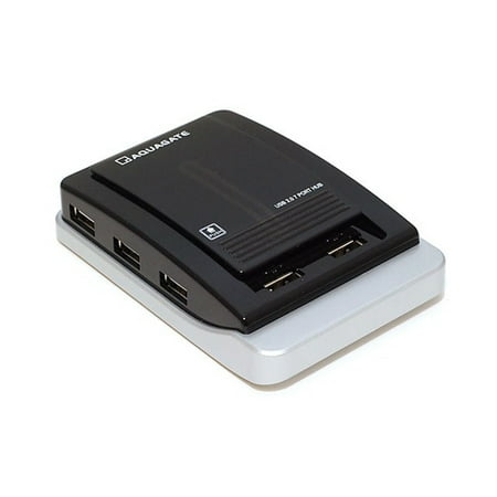Monoprice 7-Port USB 2.0 Hub Black (105328)