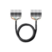 Monoprice 8-Channel 1/4 Inch TS Male to 1/4 Inch TS Male Snake 26AWG Cable C/d - 20 Feet With 8 Balanced Mono / Unbalanced Stereo Lines