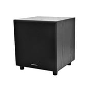 Monoprice 8-inch Powered Subwoofer - Black, 60-Watt RMS