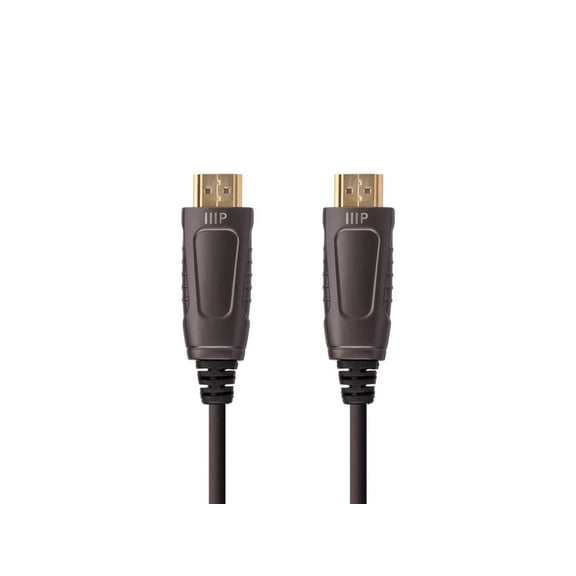 Monoprice 8K Certified Ultra High Speed Active HDMI Cable - 20 Meters (65 Feet) HDMI 2.1, AOC, for PlayStation 5, Xbox Series X, Xbox Series S - SlimRun AV Series