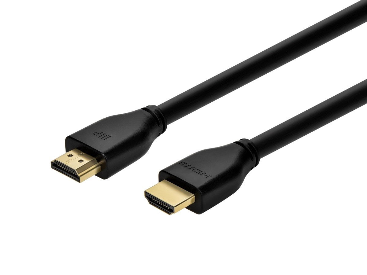 Monoprice 8K Certified Ultra High Speed HDMI Cable - 8K60Hz, 4K120Hz, 48Gbps, HDR, VRR, CL2 Rated, 20ft, Black