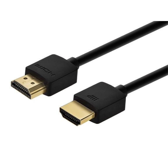 Monoprice 8K HDMI Cable - 3 Feet - Black | Ultra High Speed, 8K@60Hz & 4k@120Hz, Dynamic HDR, 48Gbps, eARC, Compatible with PS 5 / PS 5 Digital Edition / Xbox Series X & S and More - Ultra Slim Series