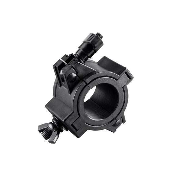 Monoprice ABS Molded O-Clamp Black | With Low Profile Mounting, Fits truss diameters of 1", 1.5", and 2" - Stage Right Series