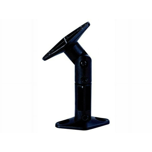 Monoprice Adjustable 10 lb. Capacity Speaker Wall Mount Brackets (Pair), Black