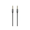 thumbnail image 1 of Monoprice Audio Cable - 3 Feet - Black | Auxiliary 3.5mm TRRS Audio & Microphone Cable - Slim, Durable, Gold plated for smartphone, mp3 player, laptop - Onyx Series, 1 of 5